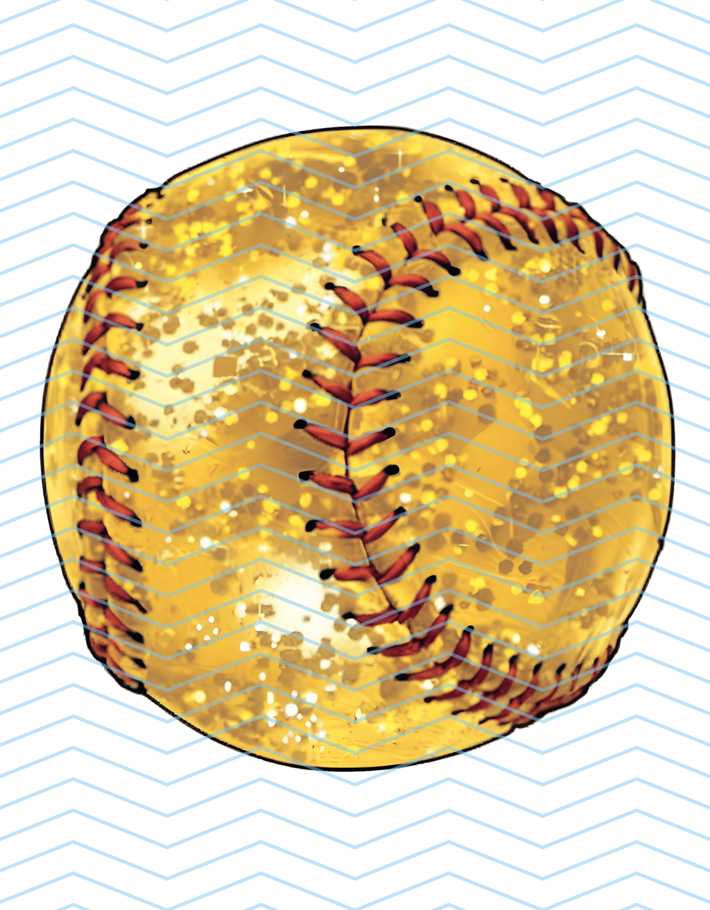 Glitter Softball
