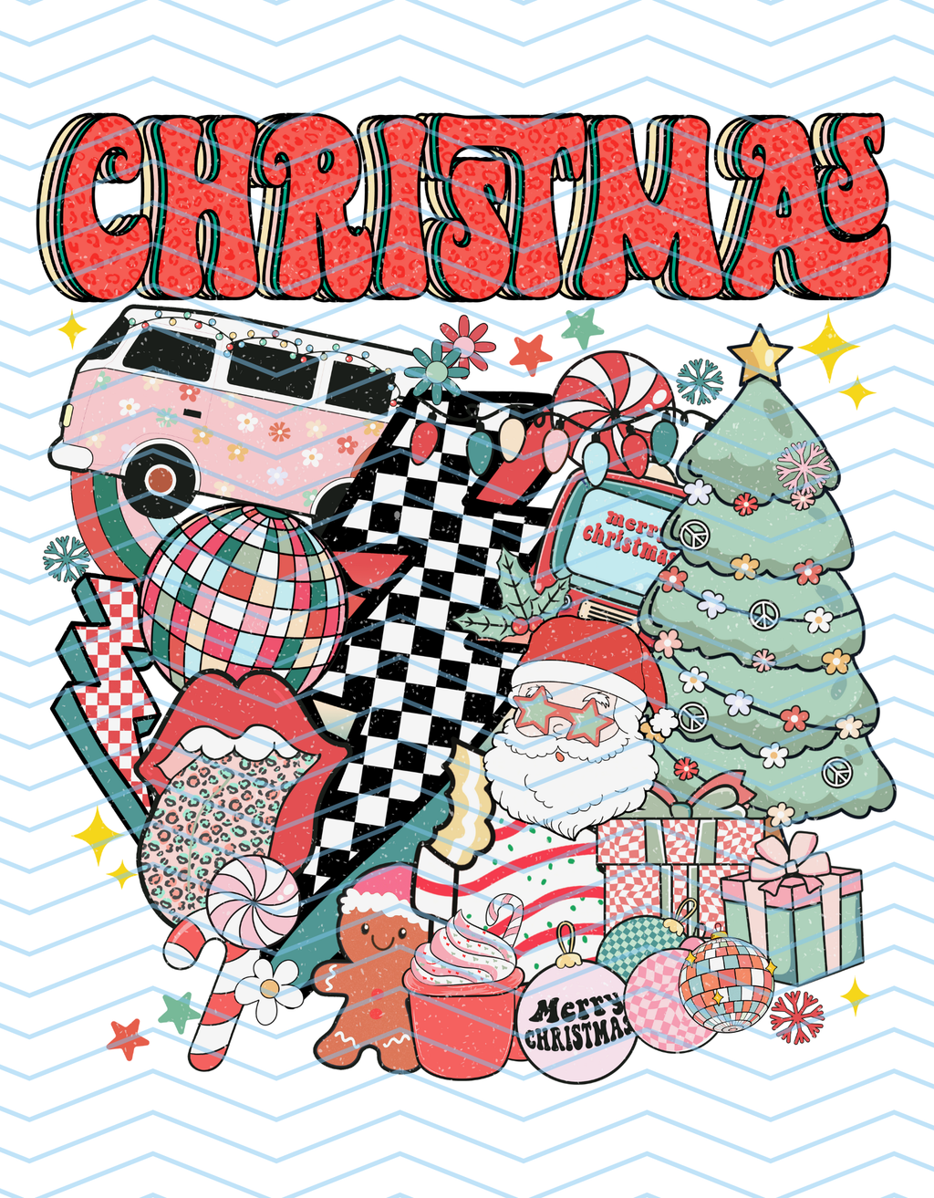 Christmas Grid (Retro)