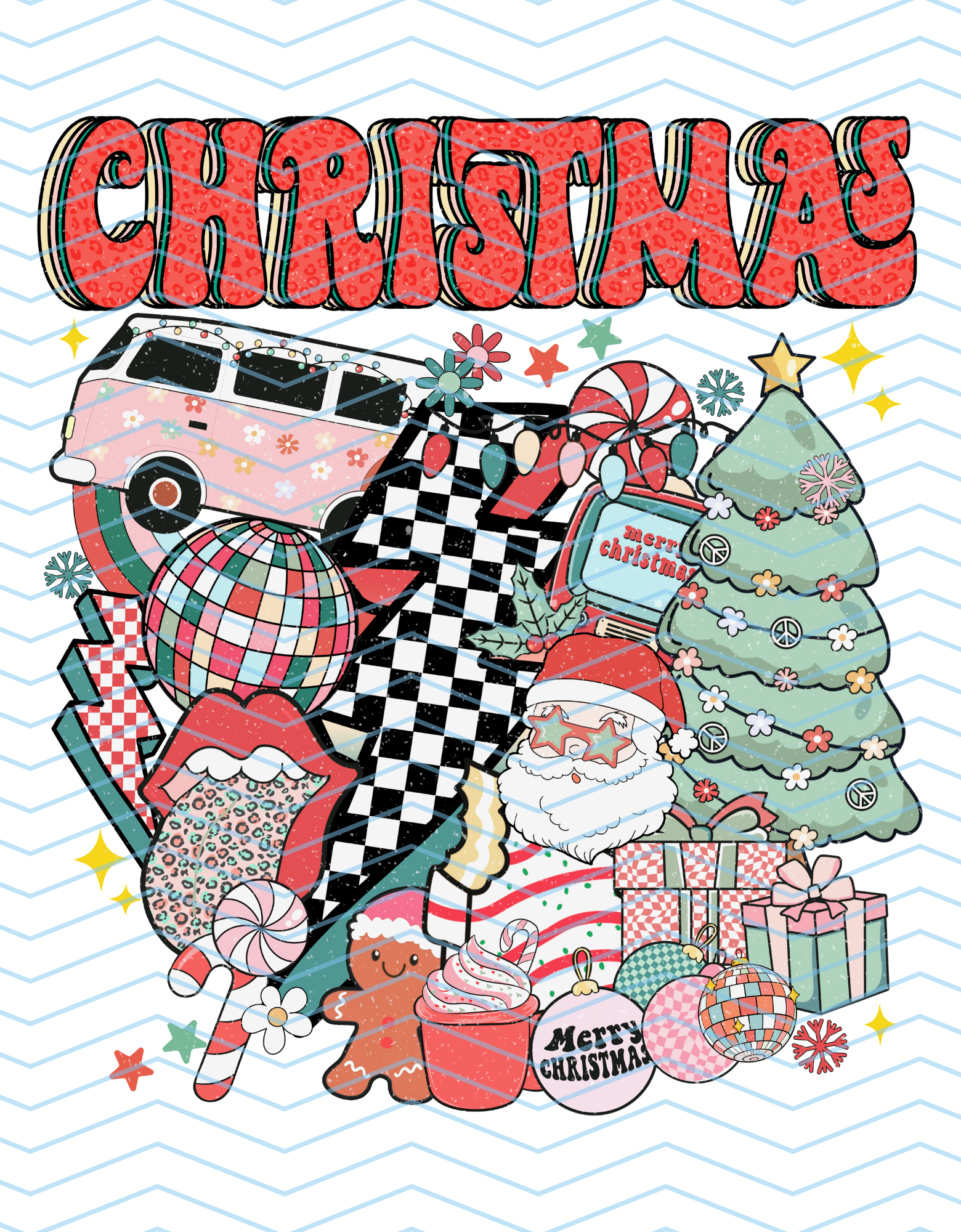 Christmas Grid (Retro)