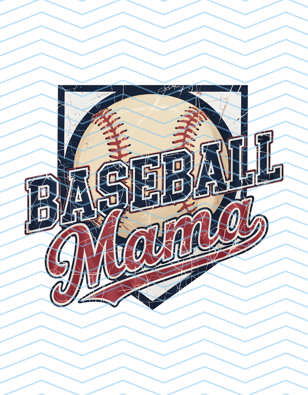 Vintage Baseball Mama