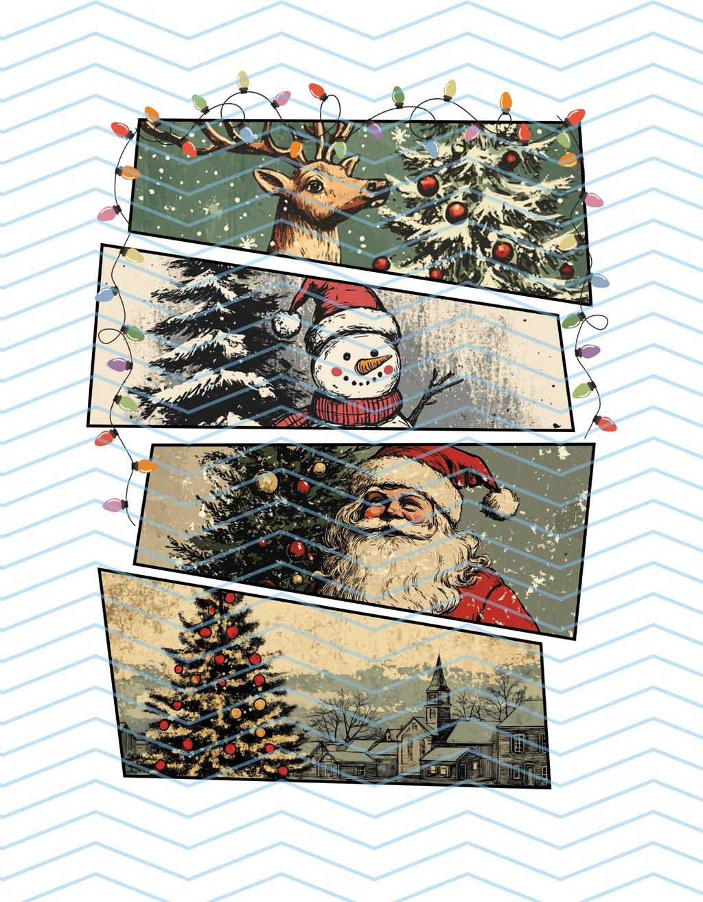 4 Image Christmas (Vertical)
