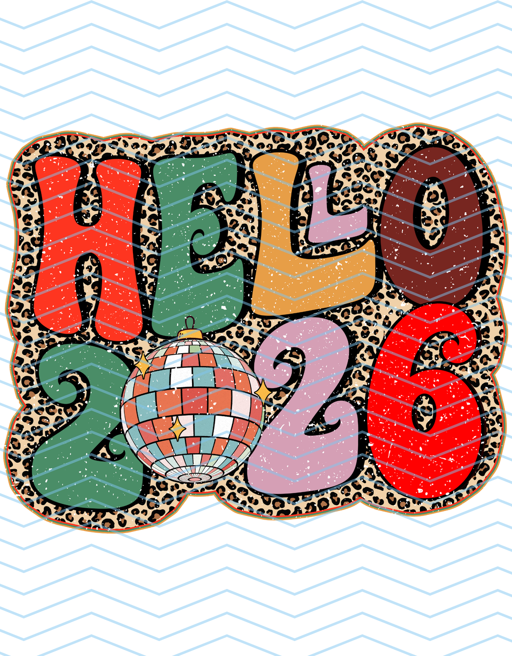 Hello 2026 (Distressed