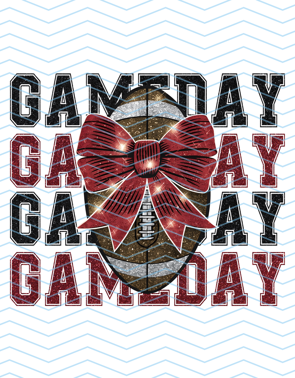 Game Day Football Glitter