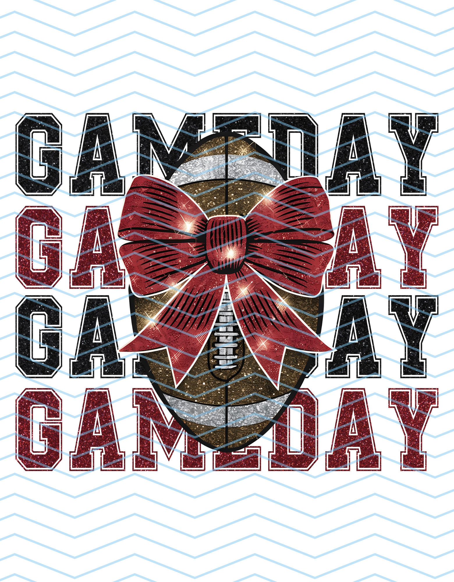 Game Day Football Glitter