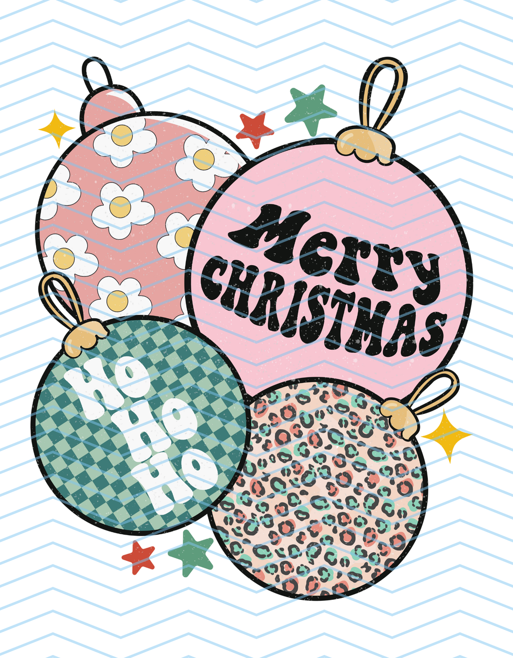 Merry (Ho ho ho) Ornaments