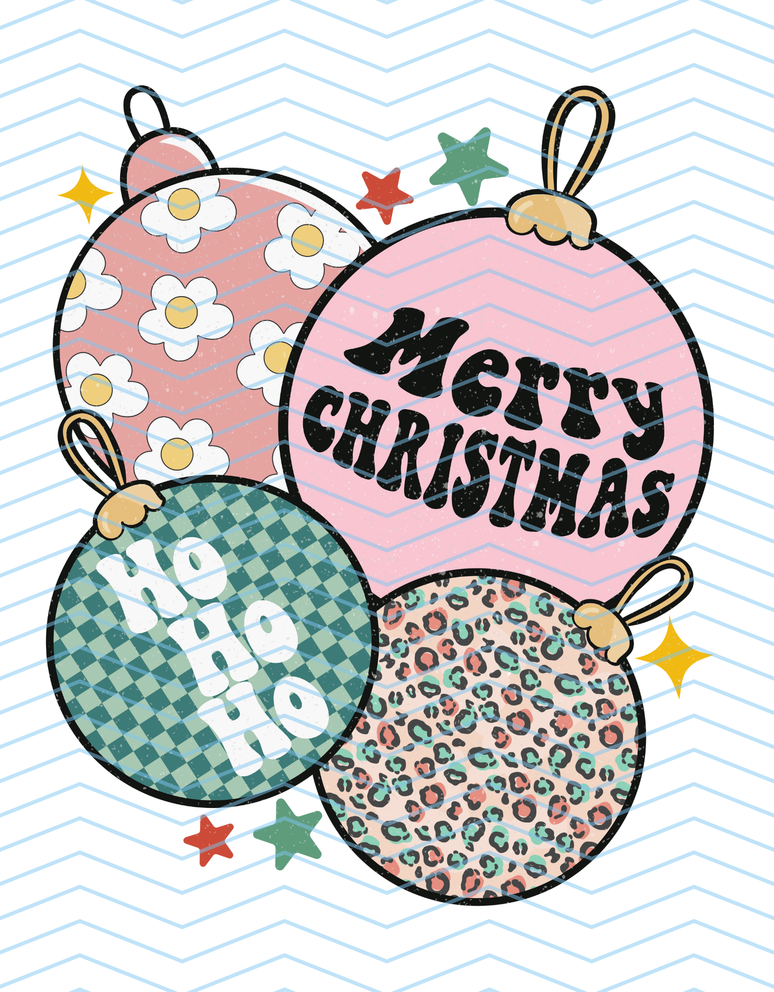 Merry (Ho ho ho) Ornaments