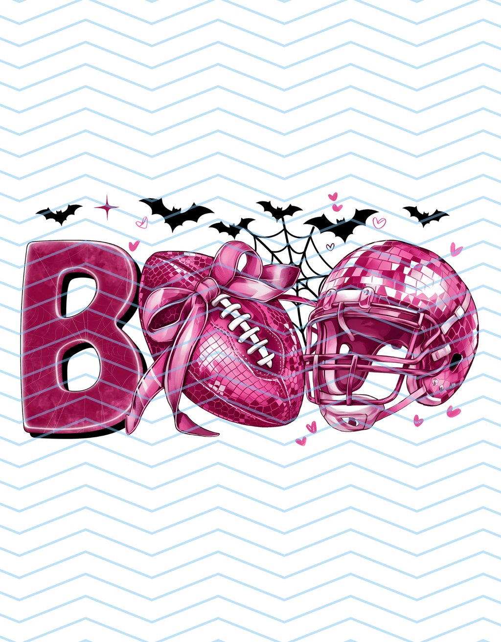 Boo Pink Football