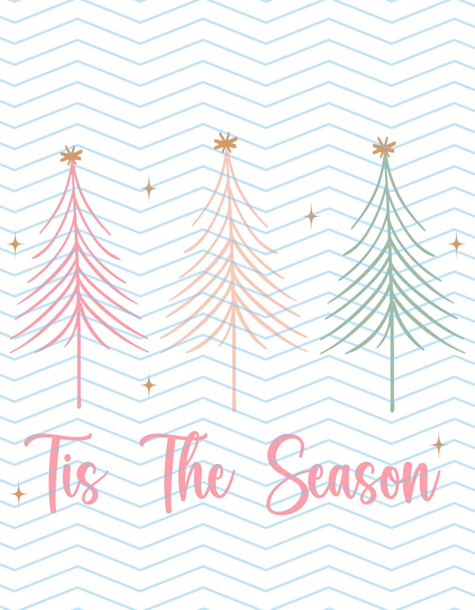 Dainty Tis The Season Trees