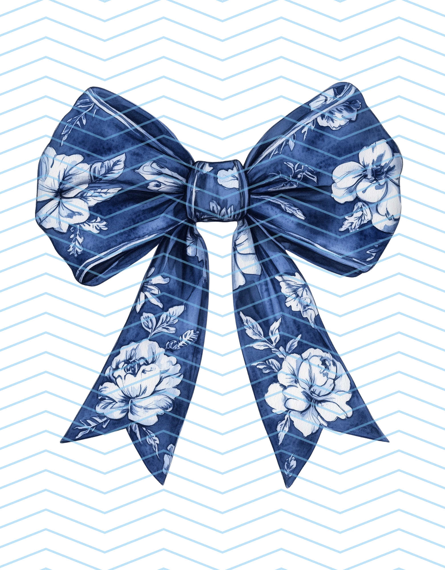 Blue Fall Bow