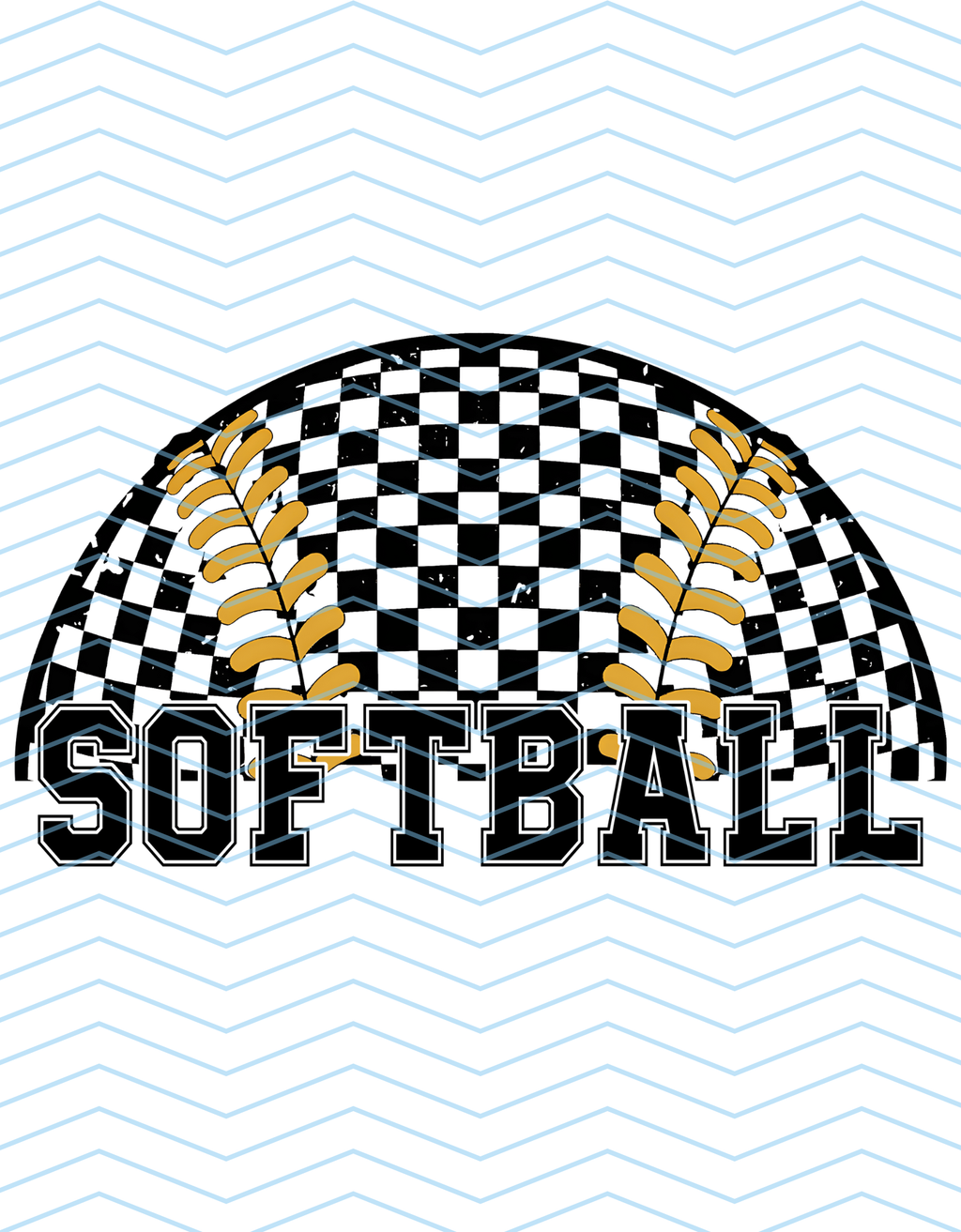 1/2 Softball Checkers