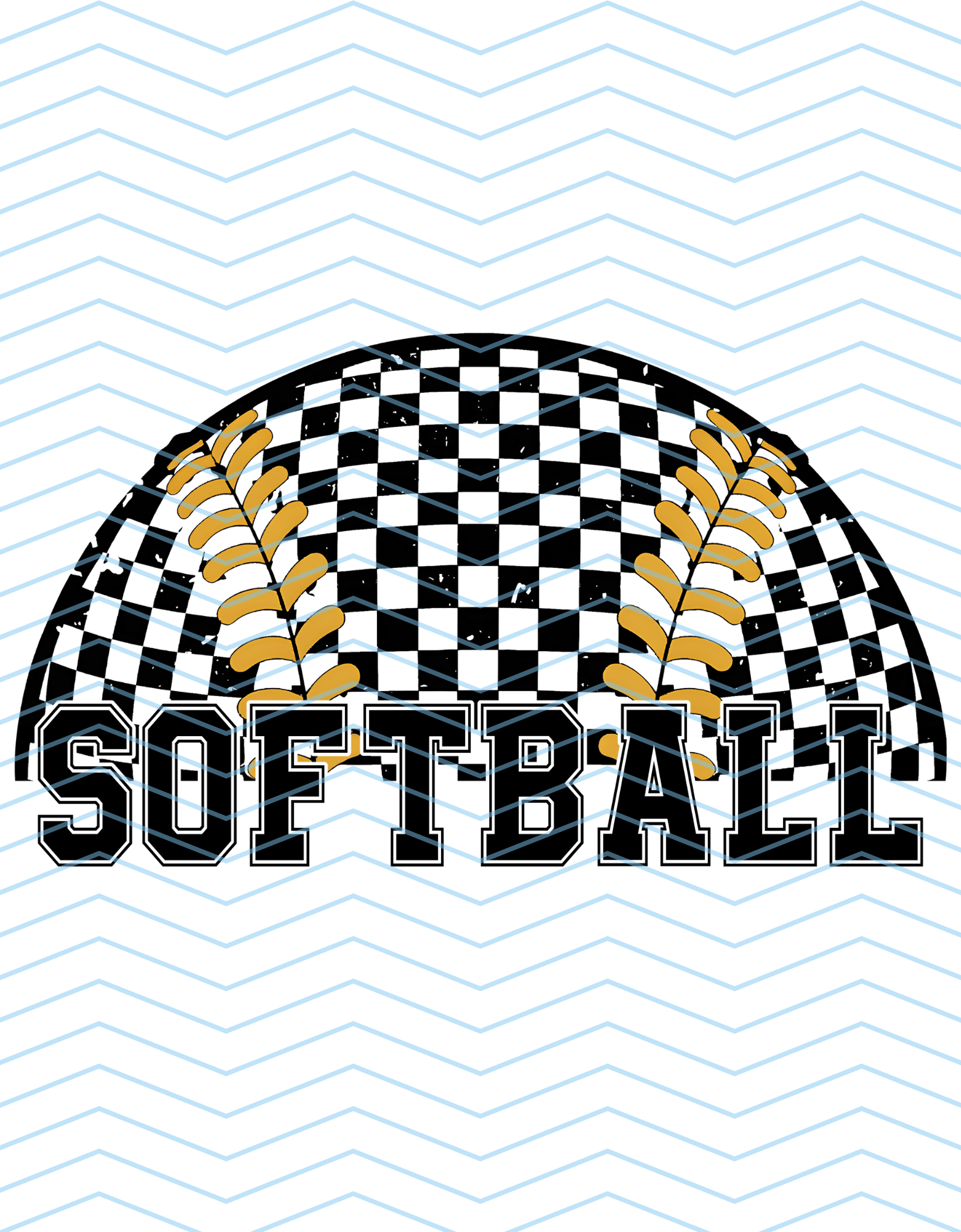 1/2 Softball Checkers