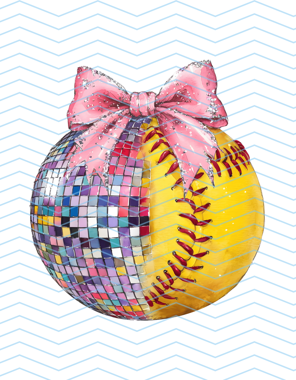Disco Softball With Bow