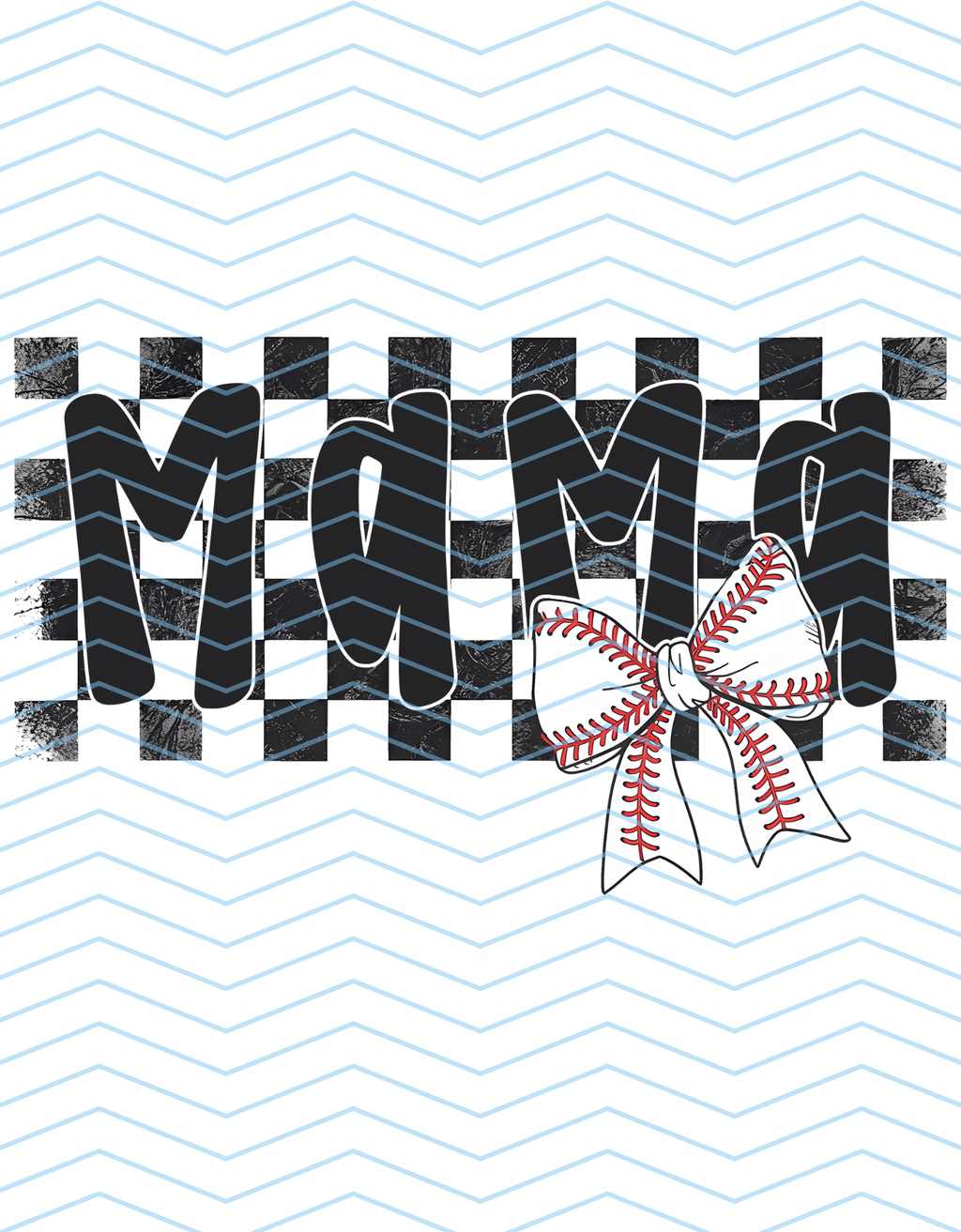 Checker Baseball Mama