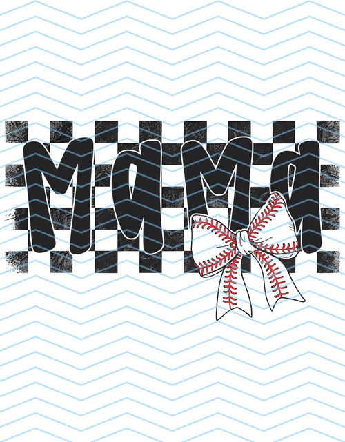 Checker Baseball Mama