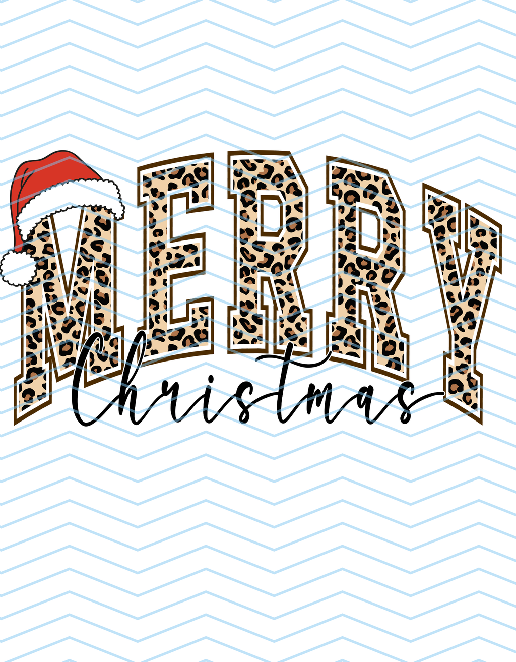 Leopard Merry Christmas