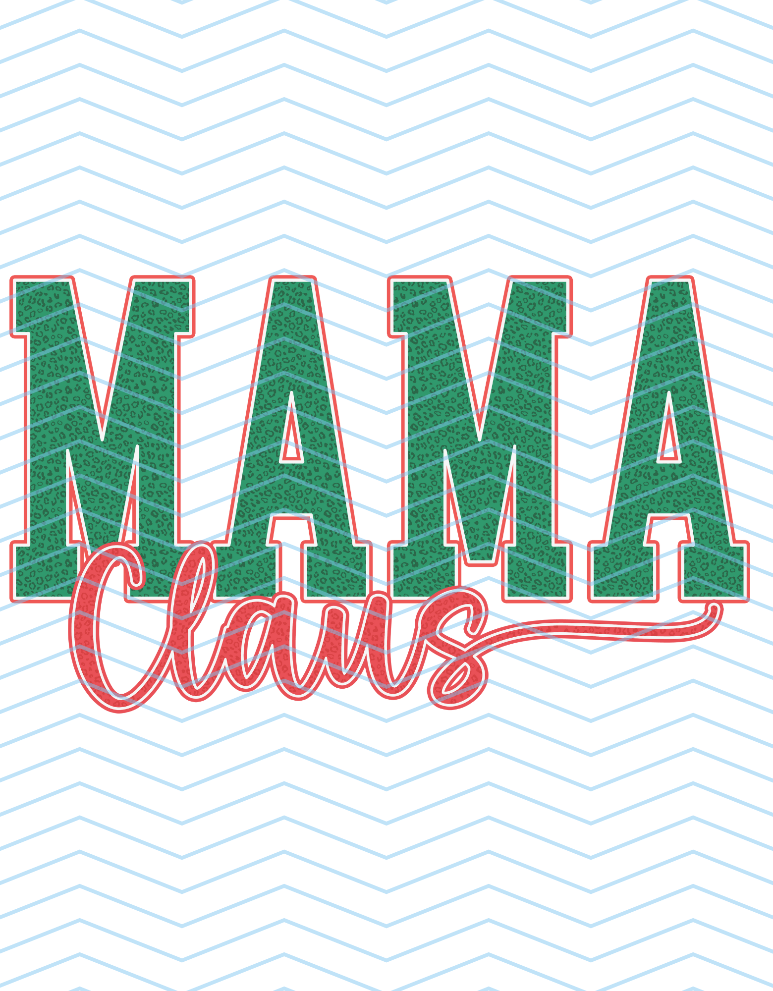 Mama Claus (Green Retro)