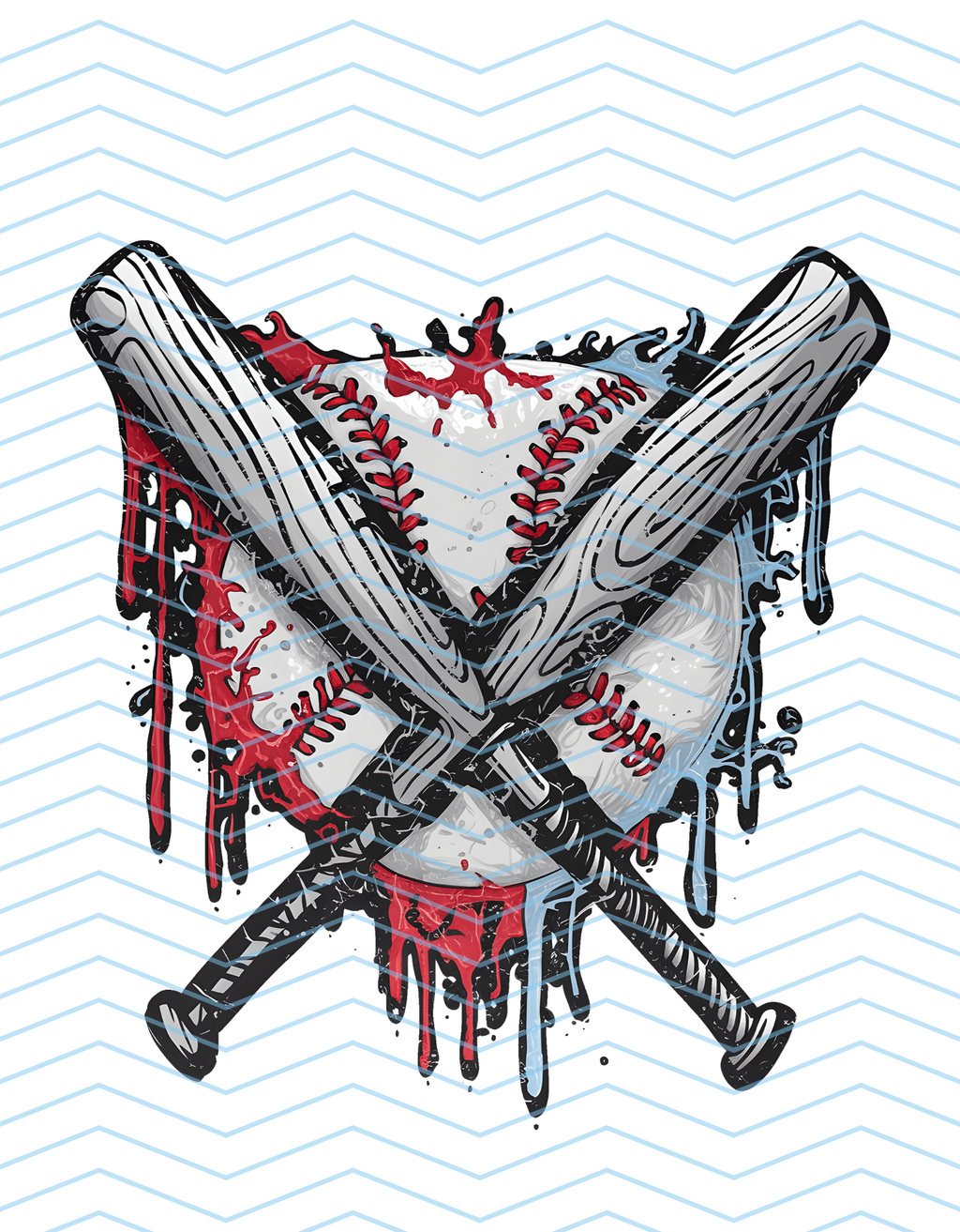 Red and Blue Bleeding Bats