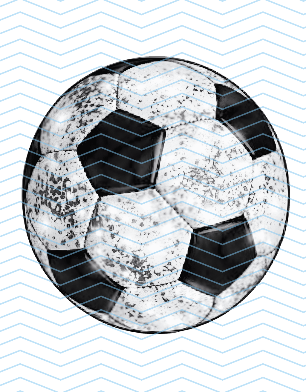 Distressed Soccer Ball