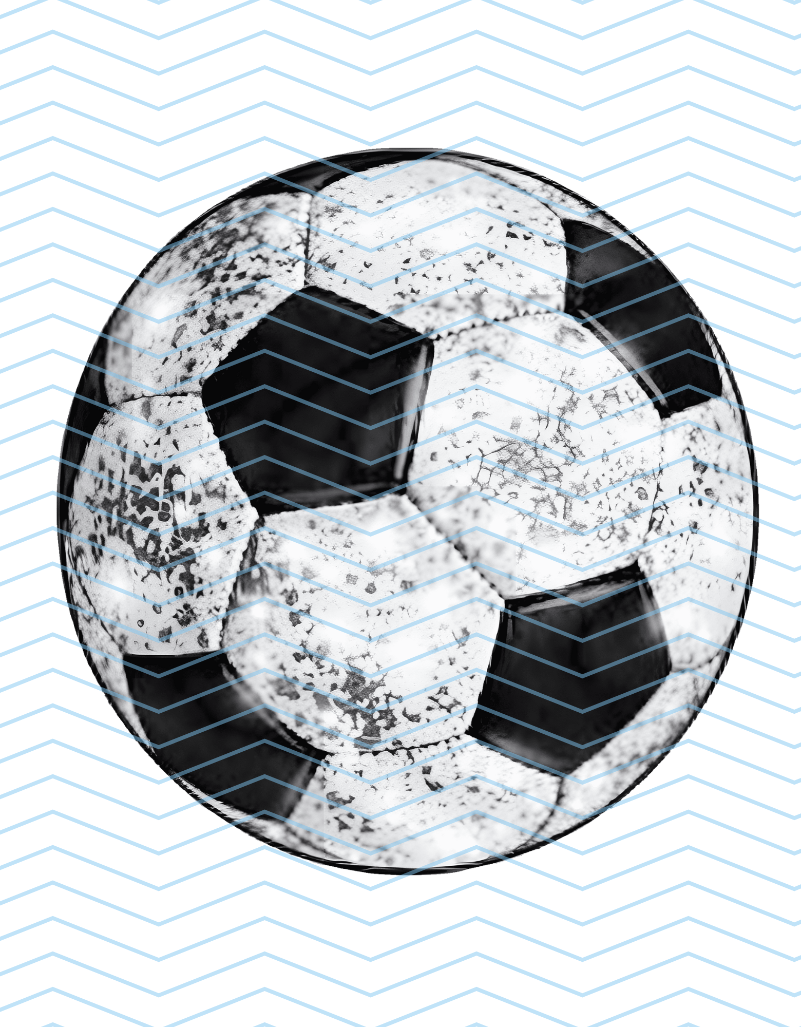 Distressed Soccer Ball