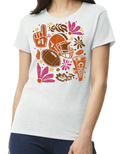 Football and Cheer Floral Square