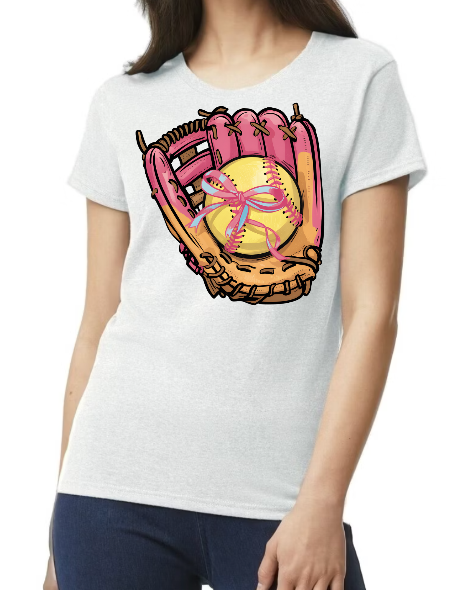 Ice Cream Drip Pink Glove