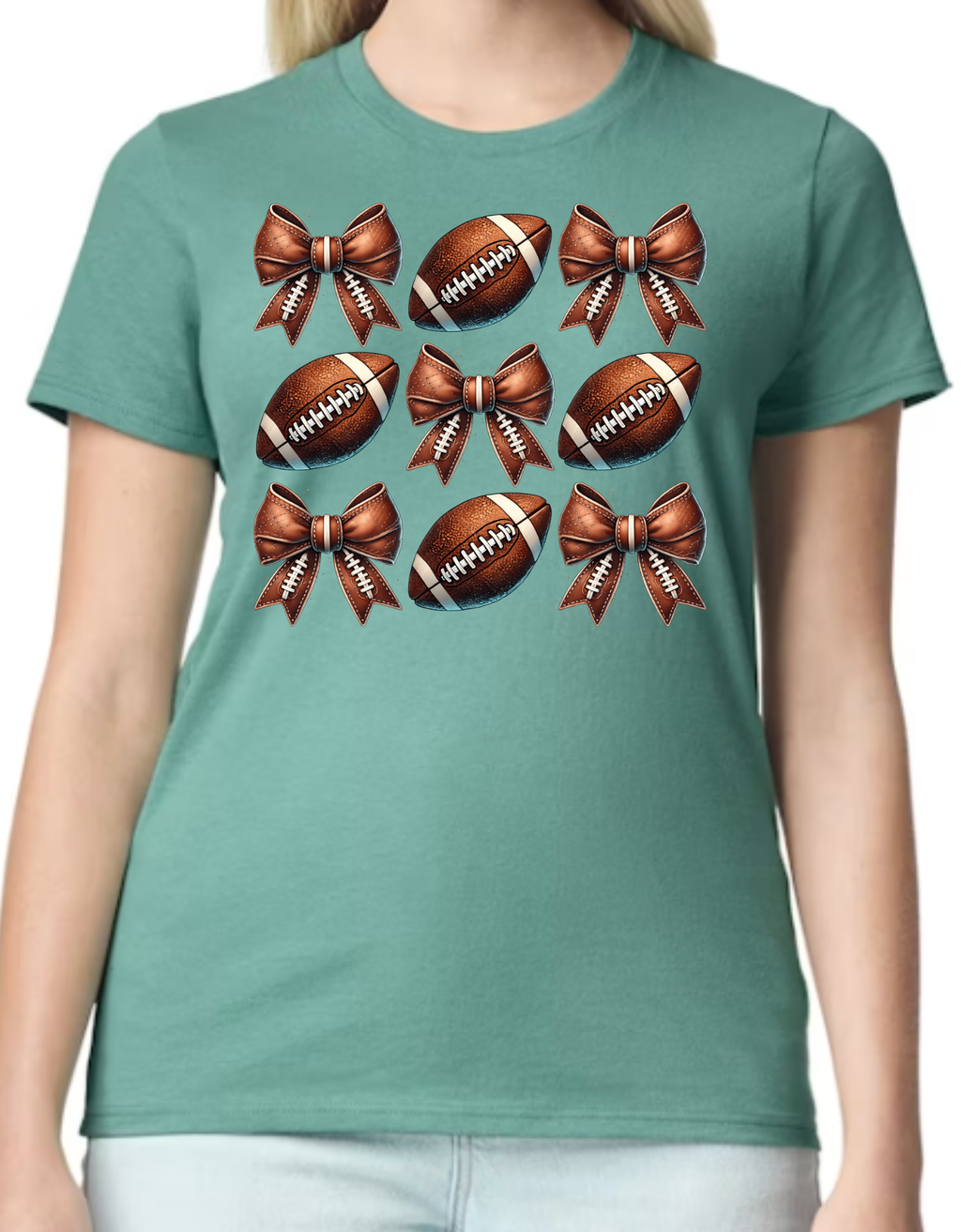 Light Brown Football Grid