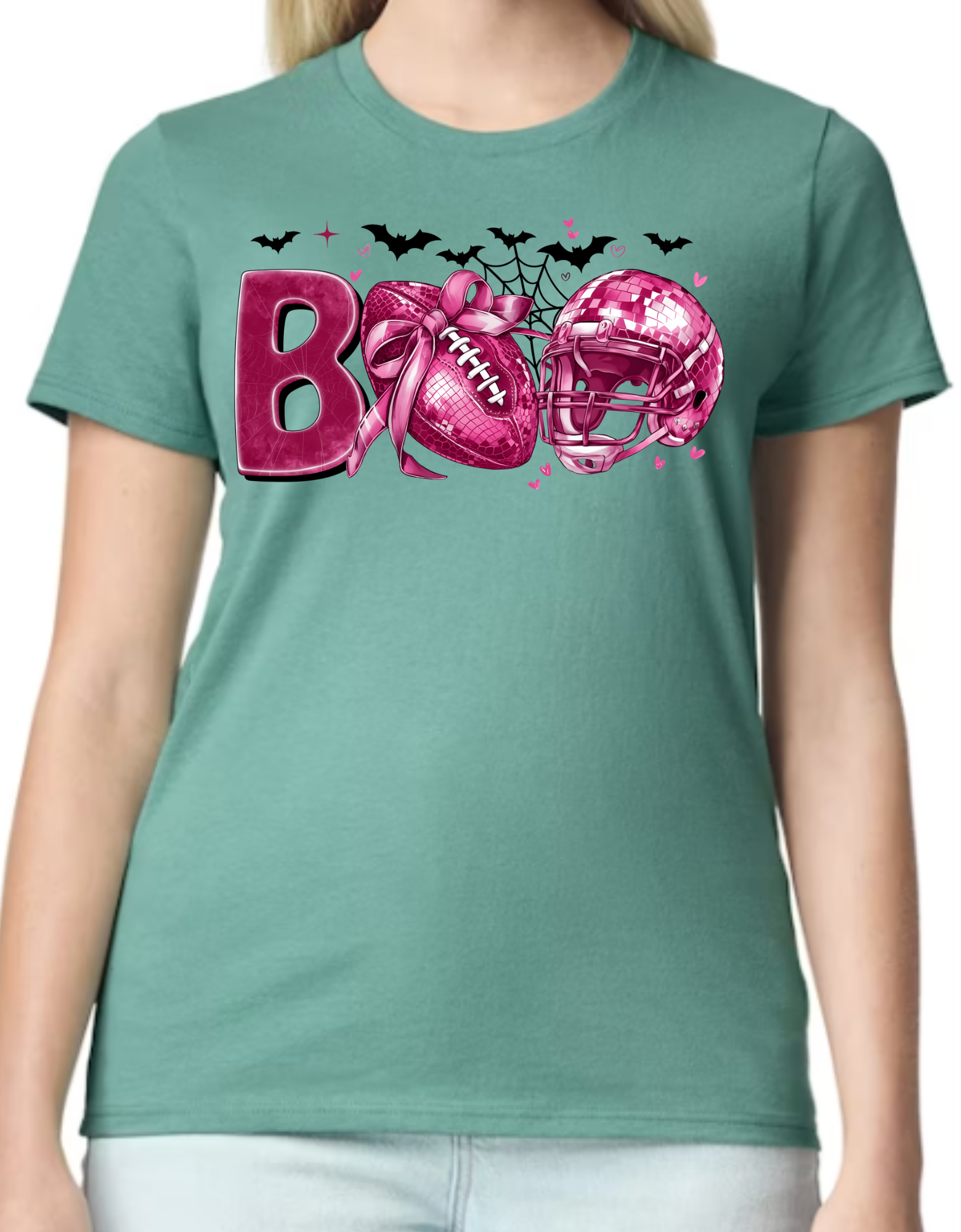 Boo Pink Football