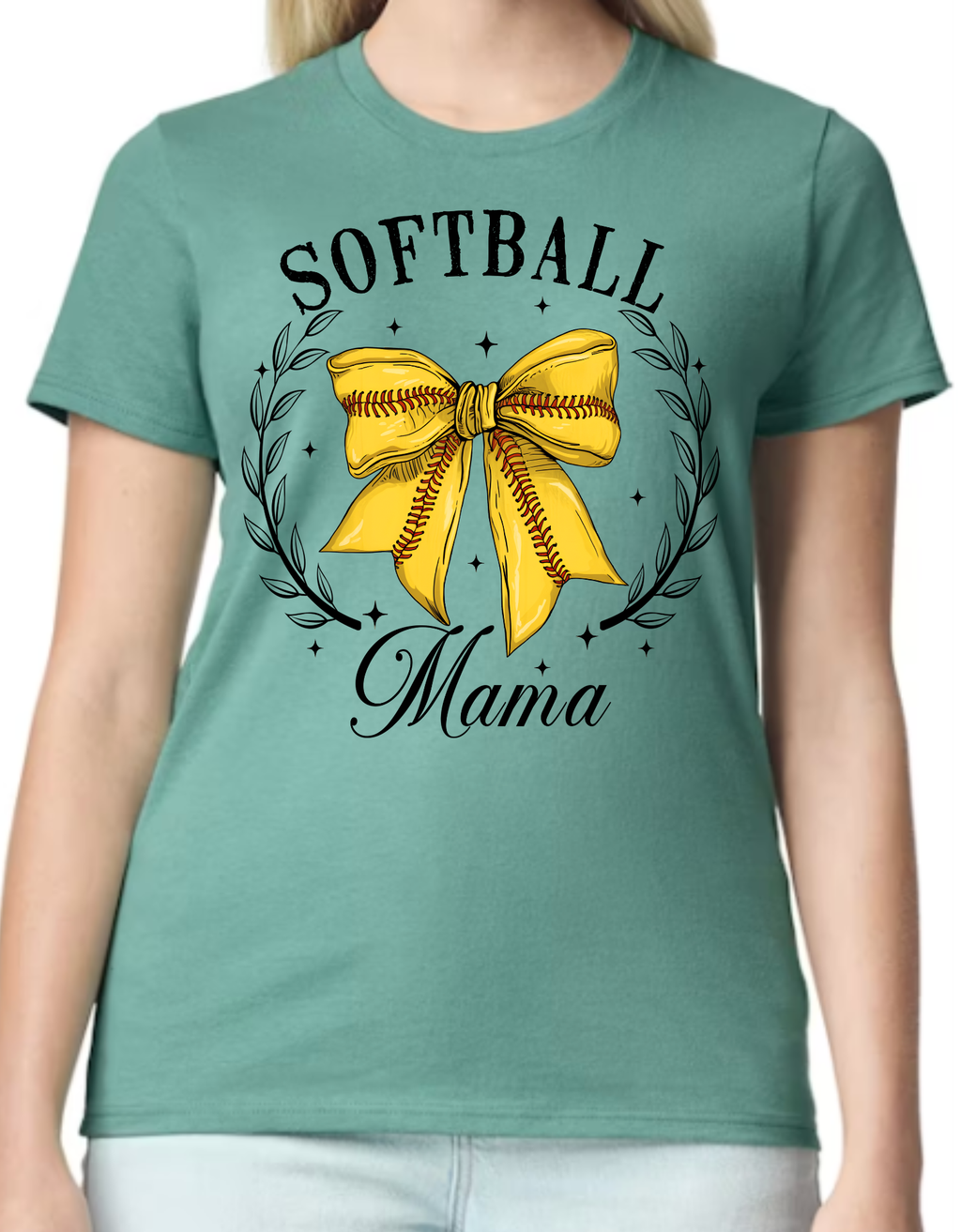 Softball Mama Black