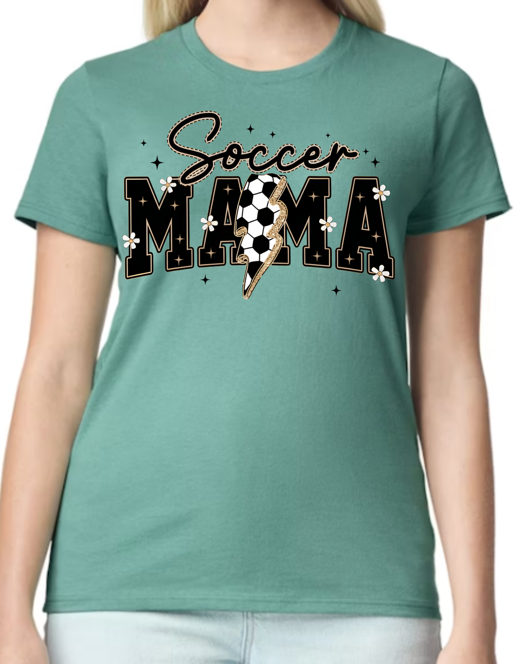 Soccer Mama Lightening and Flowers