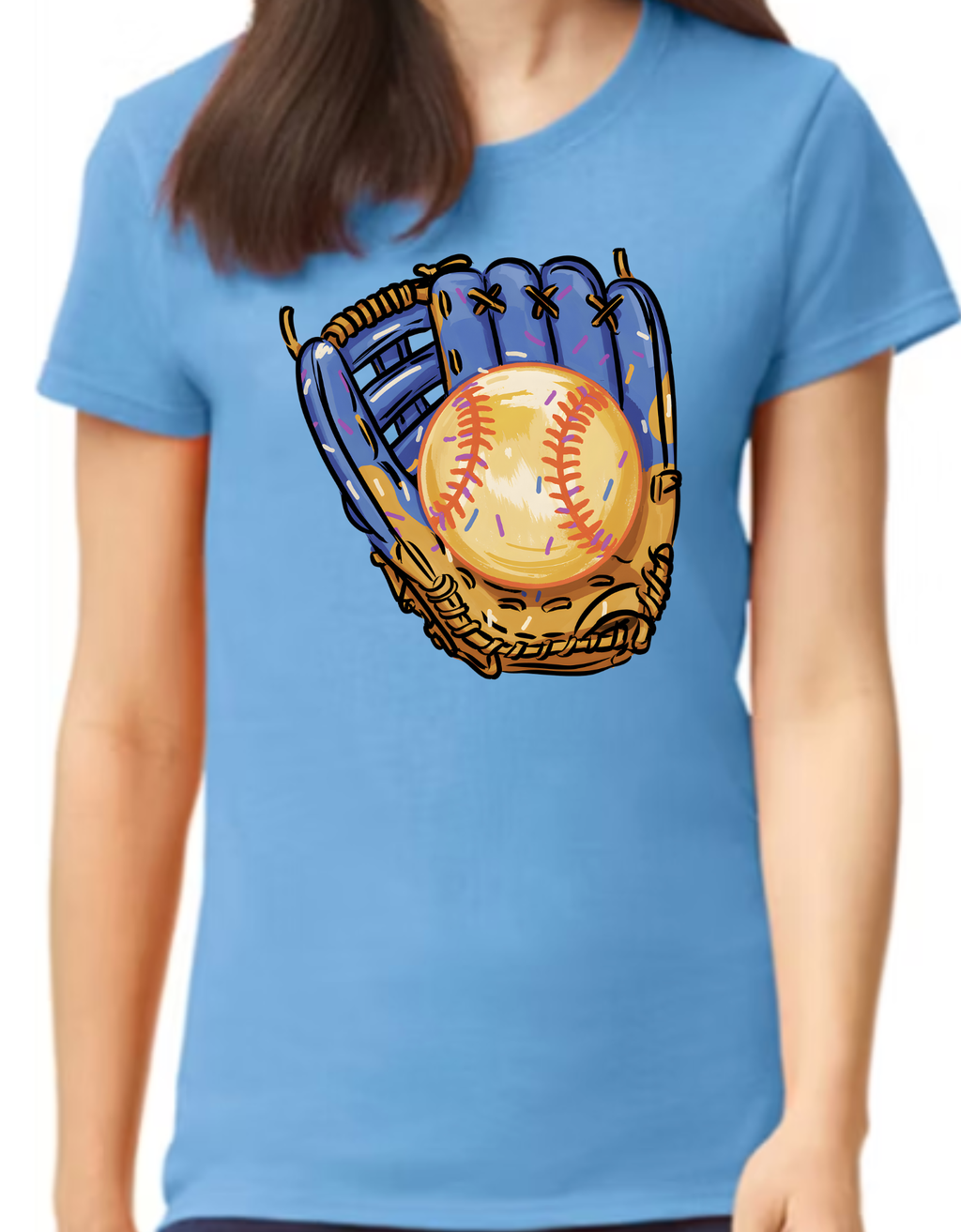 Ice Cream Drip Blue Glove