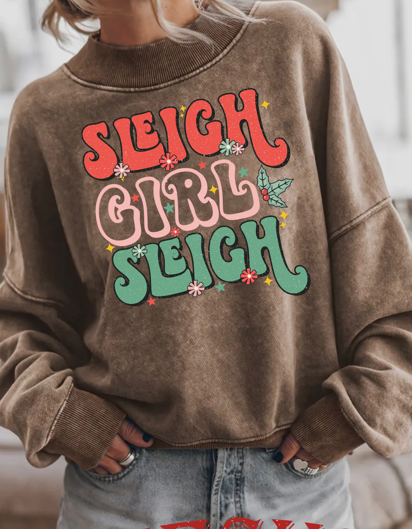 Sleigh Girl Sleigh (Outline)