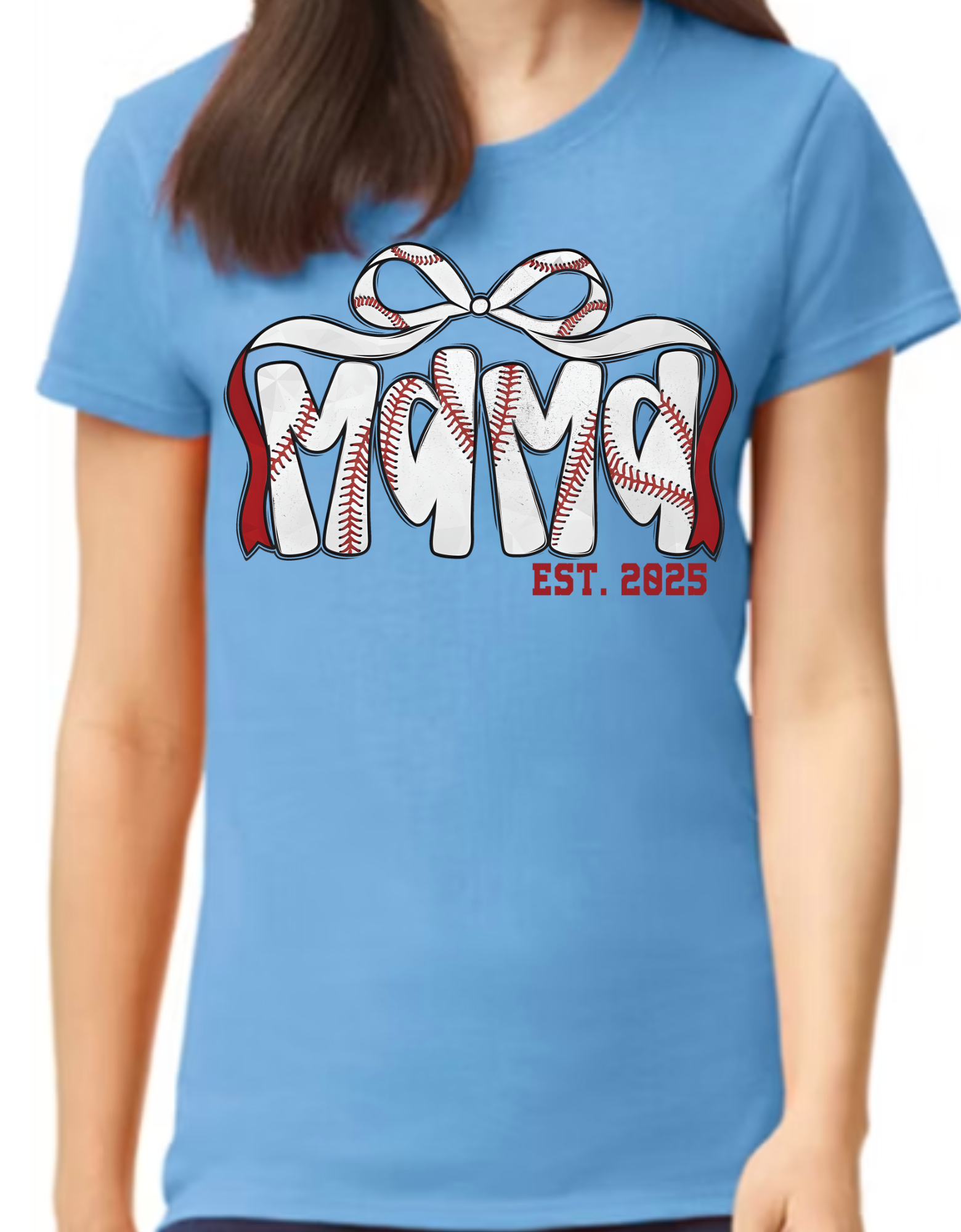 Mama Baseball Ribbon