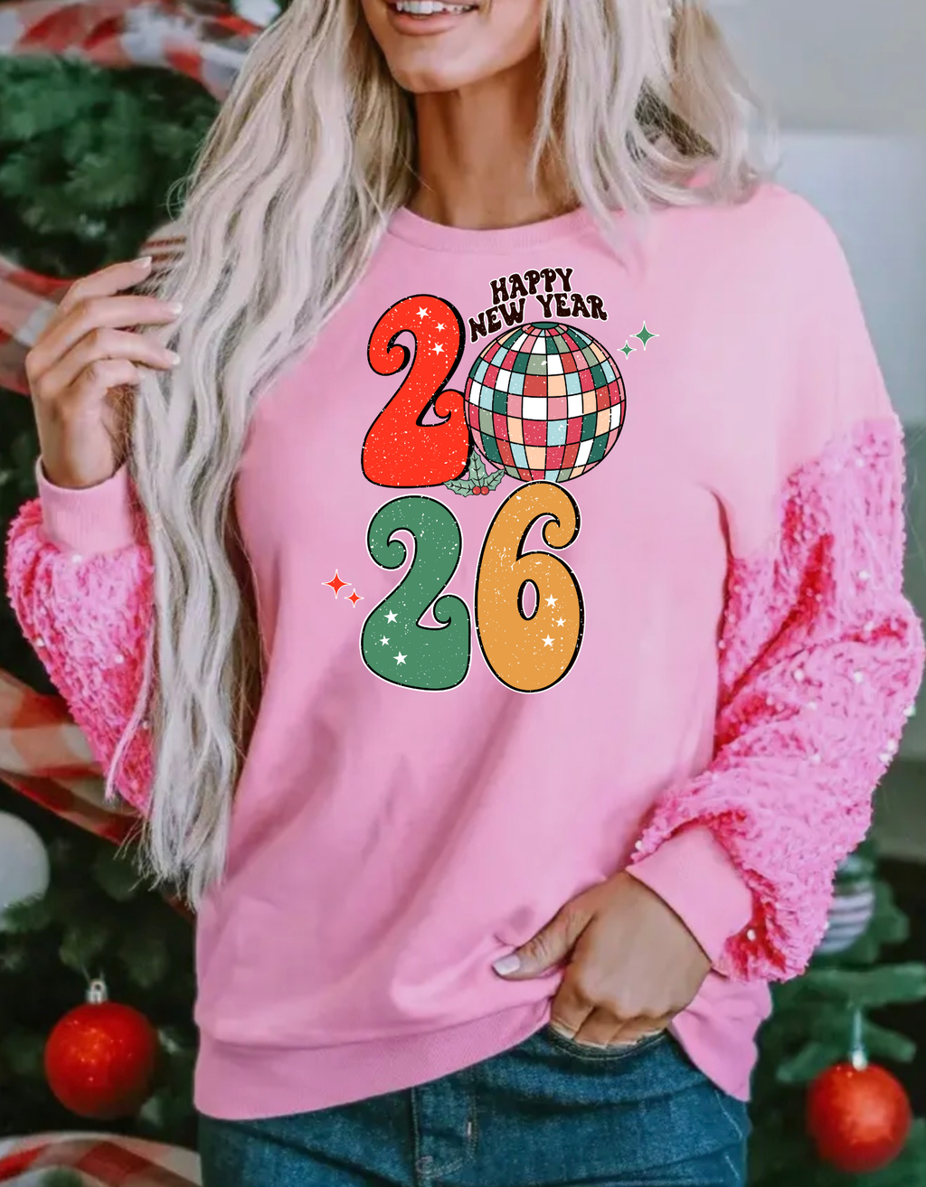 2026 Disco Red Distressed