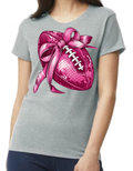 Pink Glitter Football
