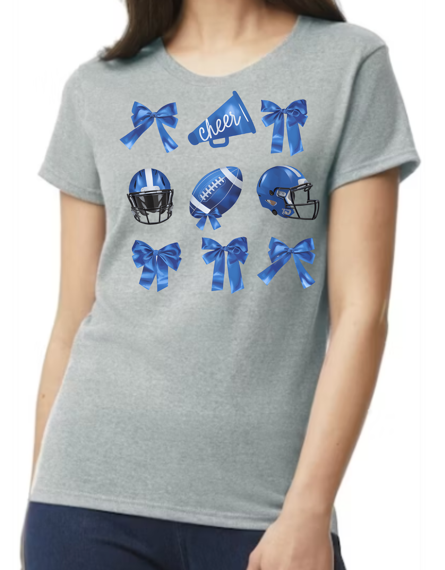 Light Blue Football Grid