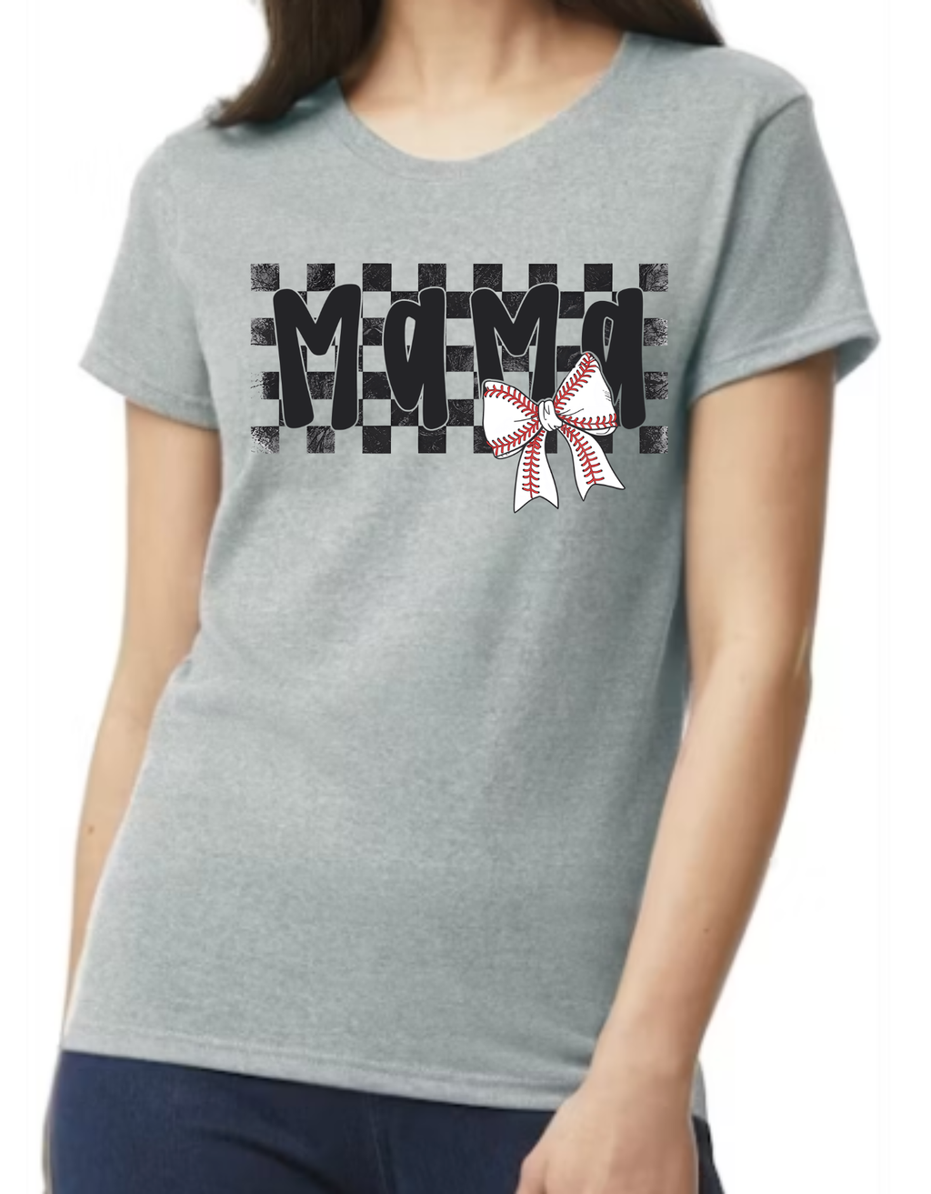 Checker Baseball Mama