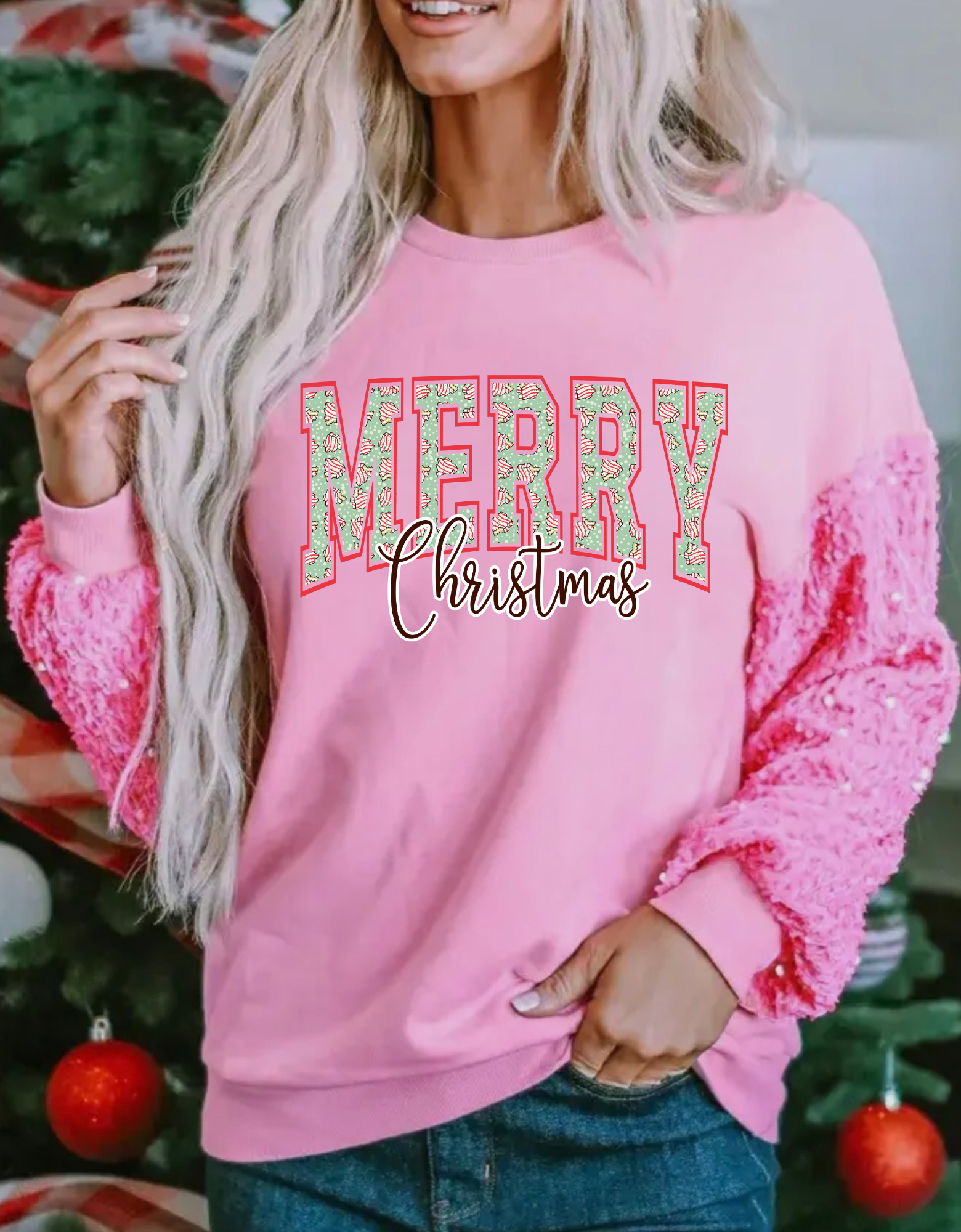 Light Green Merry Christmas