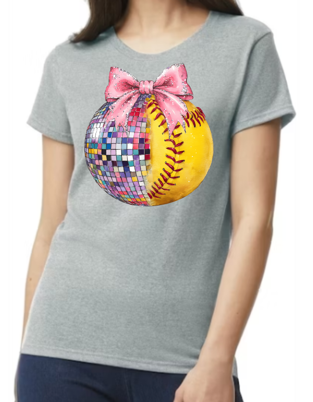 Disco Softball With Bow