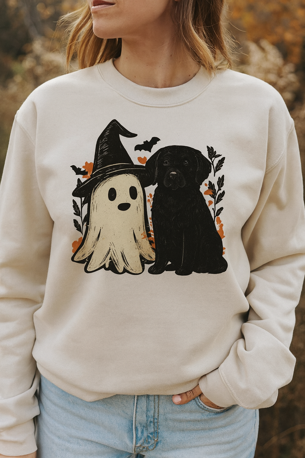 Ghost and Lab (Halloween)