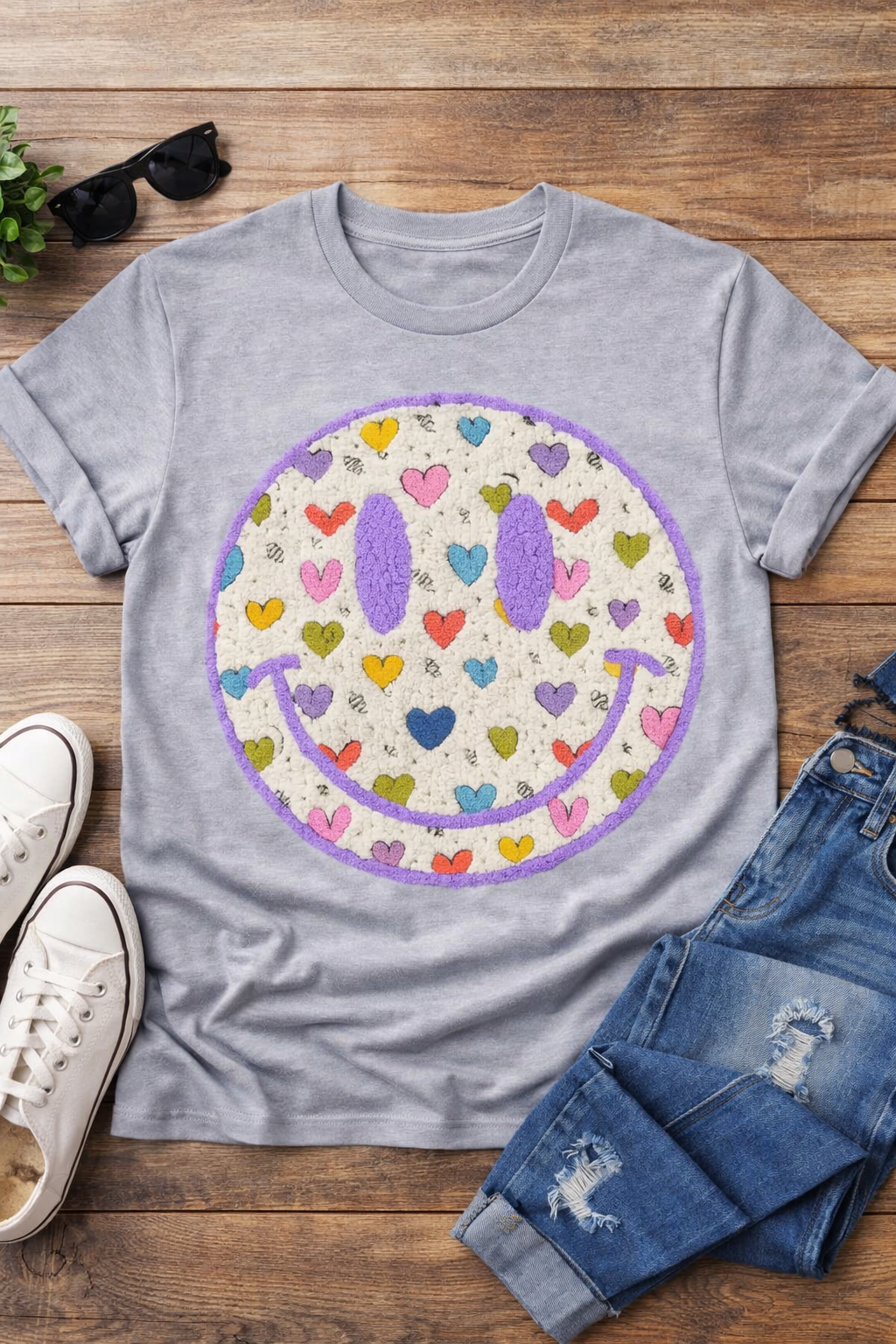 Valentines Retro Smiley