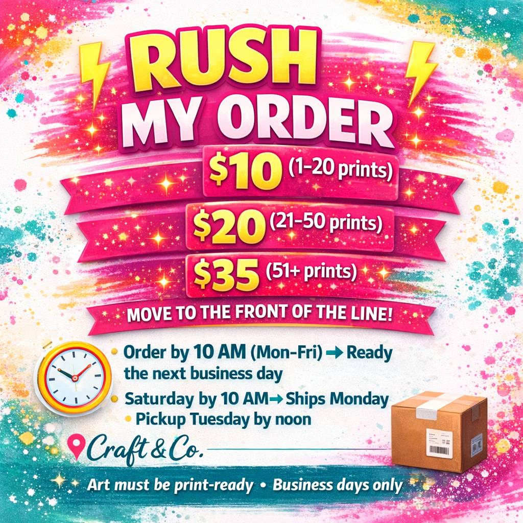 ** Rush My Order **