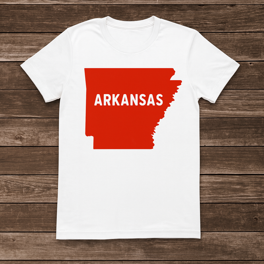 Arkansas White Lettering
