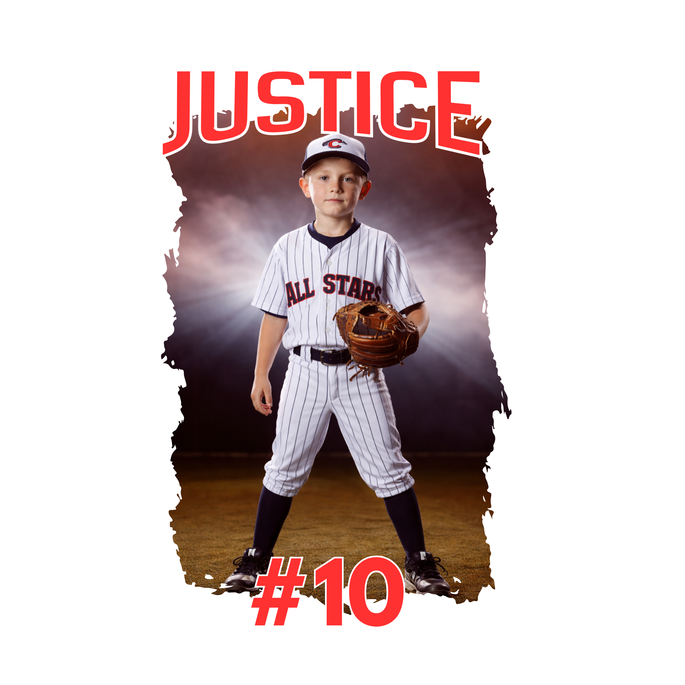 Custom Sports Player Photo Design
