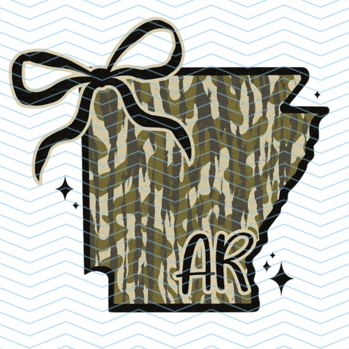 Camo Arkansas with Bow