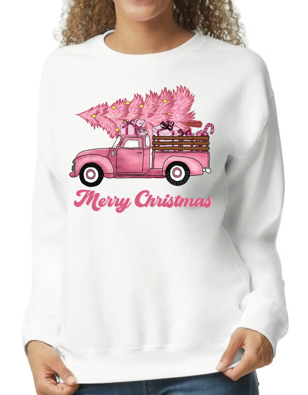 Merry Chistmas Truck (Pink)