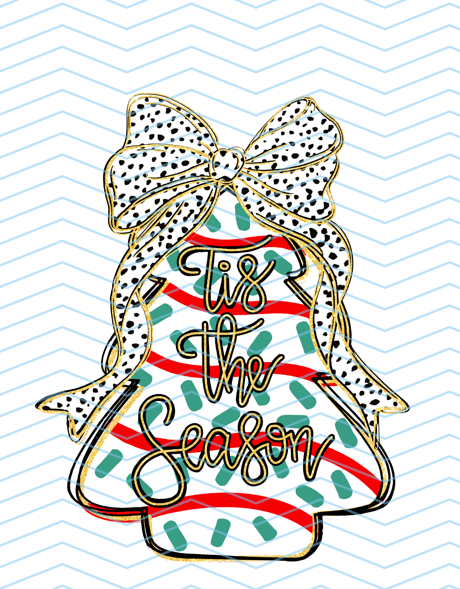 Tis the Season Christmas Cake