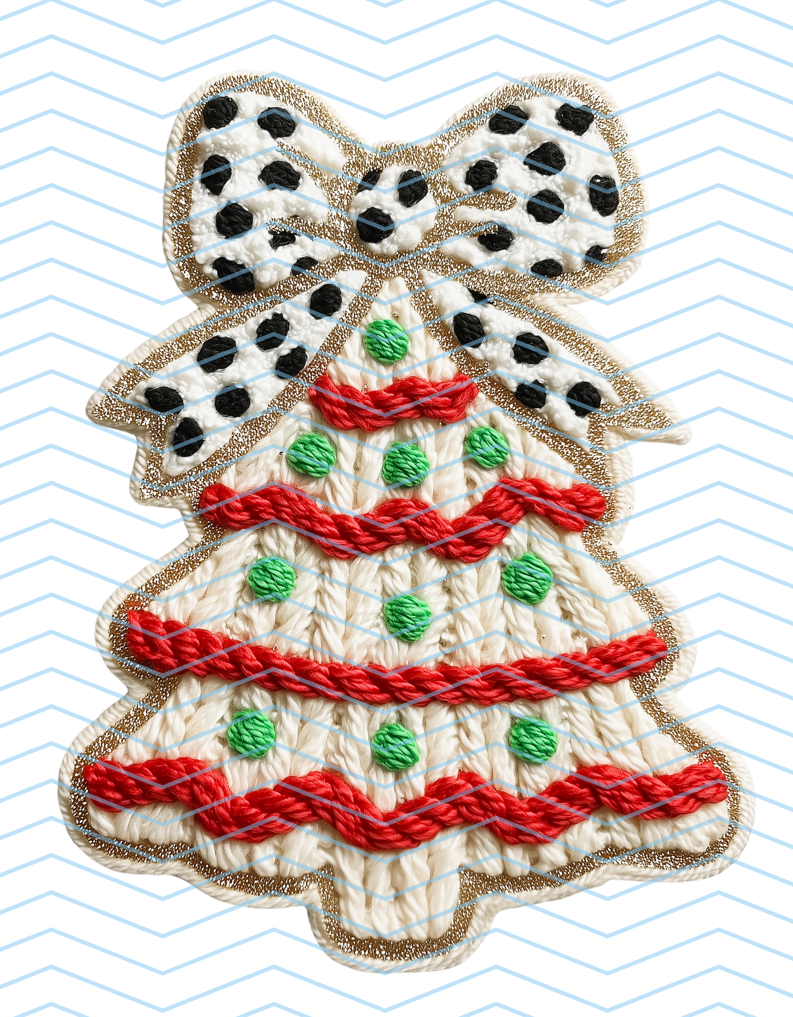 Yarn Christmas Cake