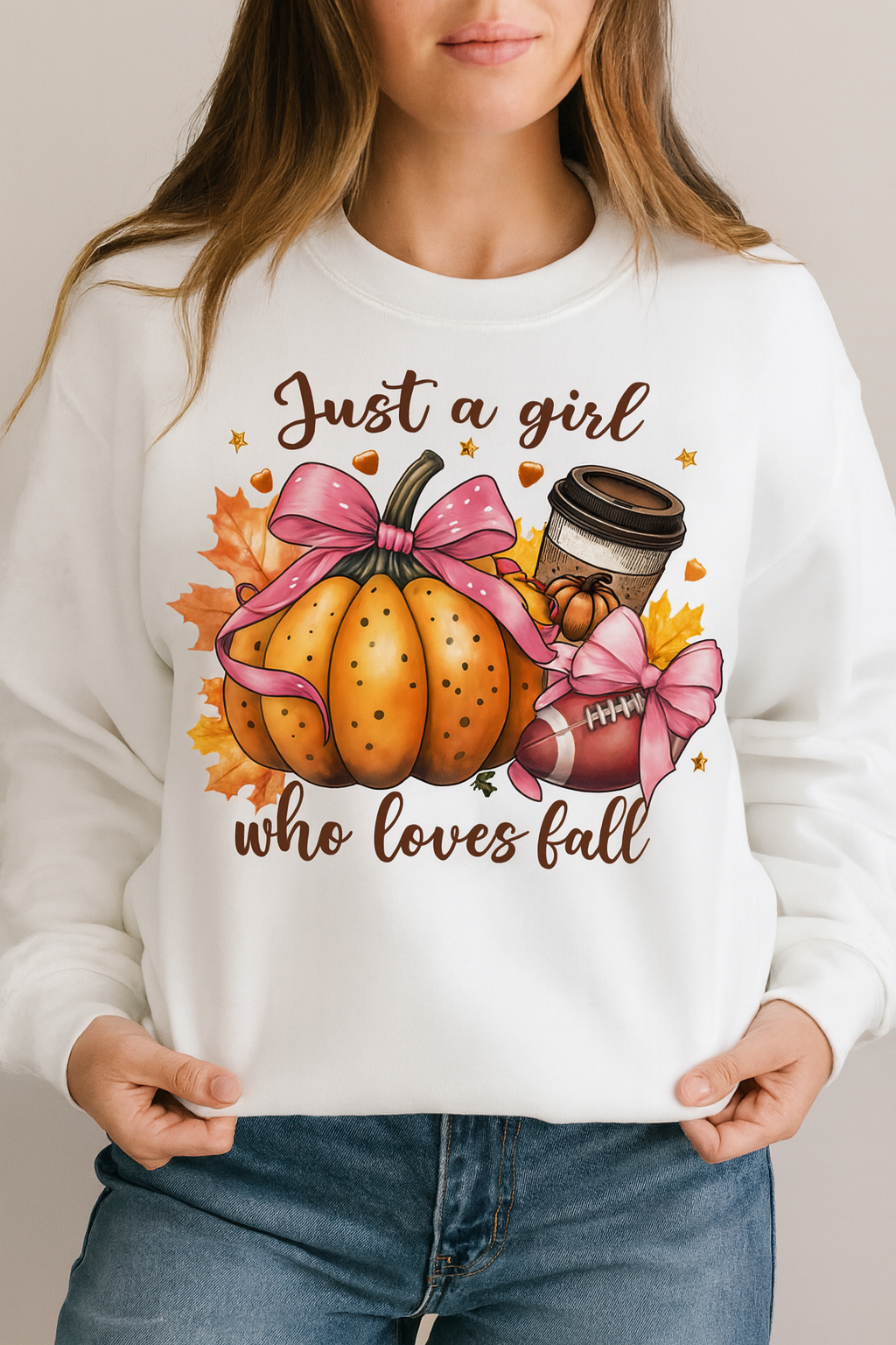 Just a Girl Who Loves Fall (Pink)